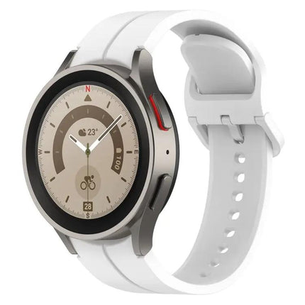 Grooved Silicone Watch Band For Samsung Galaxy Watch 6
