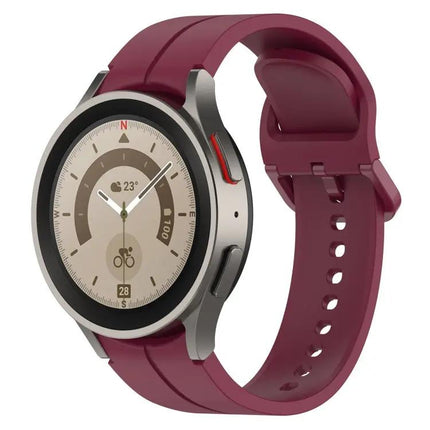 Grooved Silicone Watch Band For Samsung Galaxy Watch 6