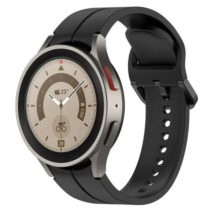 Grooved Silicone Watch Band For Samsung Galaxy Watch 6
