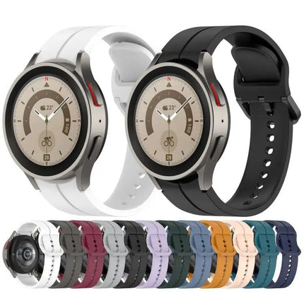 Grooved Silicone Watch Band For Samsung Galaxy Watch 6