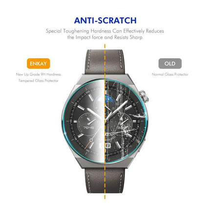 Galaxy Watch Screen Protector ENKAY 2-Pack 0.2mm Glass