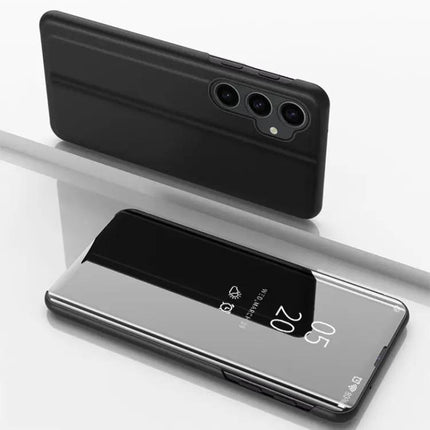 Leather Flip Case for Daily Phone Use With Simple Protection and Convenient Viewing on the Go