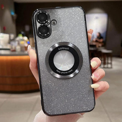 Essential Phone Case for Everyday Protection glitter TPU case with ring holder, slim shock-absorbing cover for commuting and workouts
