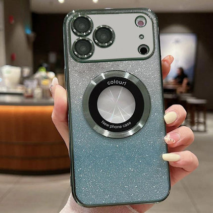 iPhone Everyday Protection Case, Slim Design For Daily Use, Fits Easily In Pockets And On The Go - glitter TPU slim protective case with camera ring and corner protection