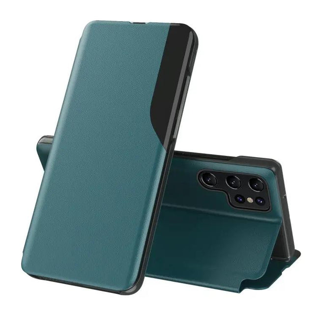 Leather Phone Case With Flip Stand For Daily Use | Syndmart