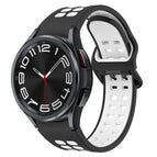 For Samsung Galaxy Watch 6 Classic 47mm / Black + White
