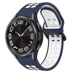 For Samsung Galaxy Watch 6 Classic 43mm / Midnight Blue + White