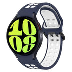 For Samsung Galaxy Watch 6 40mm / Midnight Blue + White