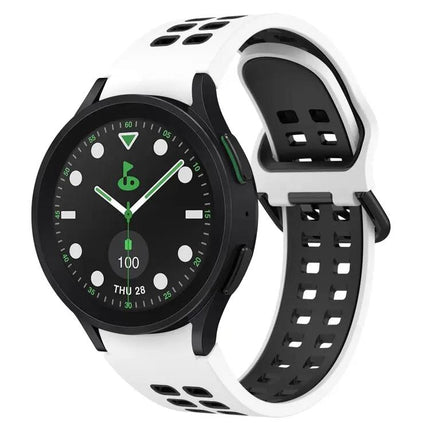 Two-Tone Breathable Silicone Band for Galaxy Watch 5/5 Pro
