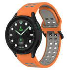 For Samsung Galaxy watch 5 Pro Golf Edition / Orange + Gray
