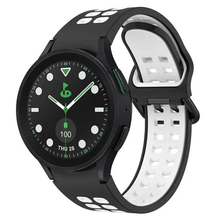 Two-Tone Breathable Silicone Band for Galaxy Watch 5/5 Pro