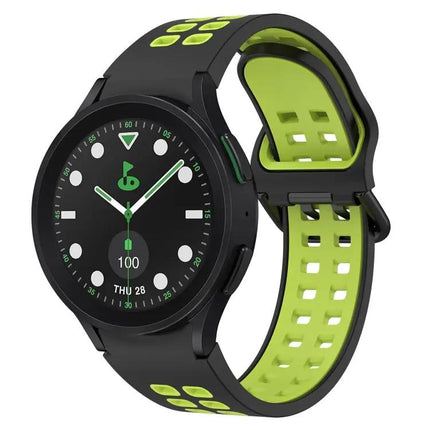 Two-Tone Breathable Silicone Band for Galaxy Watch 5/5 Pro