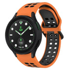 For Samsung Galaxy watch 5 Pro Golf Edition / Orange + Black