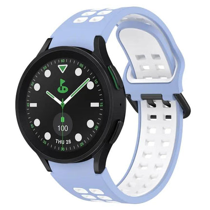 Two-Tone Breathable Silicone Band for Galaxy Watch 5/5 Pro