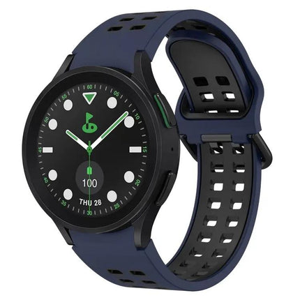 Two-Tone Breathable Silicone Band for Galaxy Watch 5/5 Pro