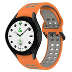 For Samsung Galaxy watch 5 Golf Edition / Orange + Gray