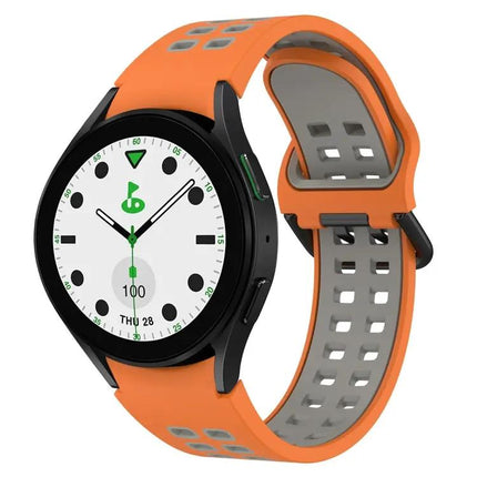 Two-Tone Breathable Silicone Band for Galaxy Watch 5/5 Pro