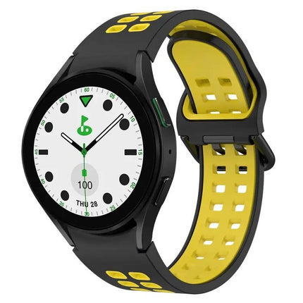 Two-Tone Breathable Silicone Band for Galaxy Watch 5/5 Pro
