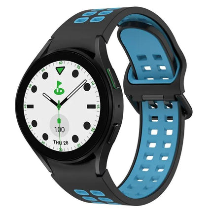 Two-Tone Breathable Silicone Band for Galaxy Watch 5/5 Pro