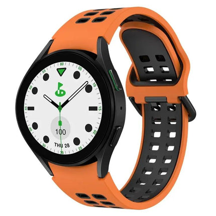 Two-Tone Breathable Silicone Band for Galaxy Watch 5/5 Pro