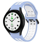 For Samsung Galaxy watch 5 Golf Edition / Light Blue + White