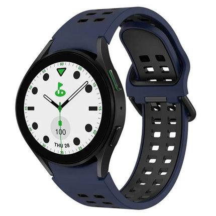 Two-Tone Breathable Silicone Band for Galaxy Watch 5/5 Pro