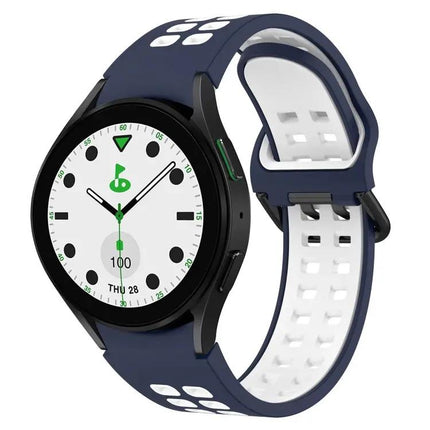 Two-Tone Breathable Silicone Band for Galaxy Watch 5/5 Pro