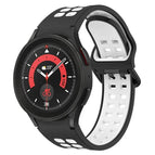 For Samsung Galaxy Watch 5 Pro  45mm / Black + White