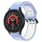 For Samsung Galaxy Watch 5 Pro  45mm / Light Blue + White