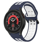 For Samsung Galaxy Watch 5 Pro  45mm / Midnight Blue + White