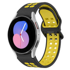 For Samsung Galaxy Watch 5  40mm / Black + Yellow