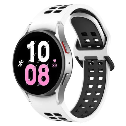 Two-Color Breathable Silicone Band For Galaxy Watch 44/45mm