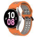 For Samsung Galaxy Watch 5  44mm / Orange + Gray