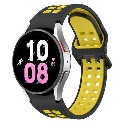 Two-Color Breathable Silicone Band For Galaxy Watch 44/45mm
