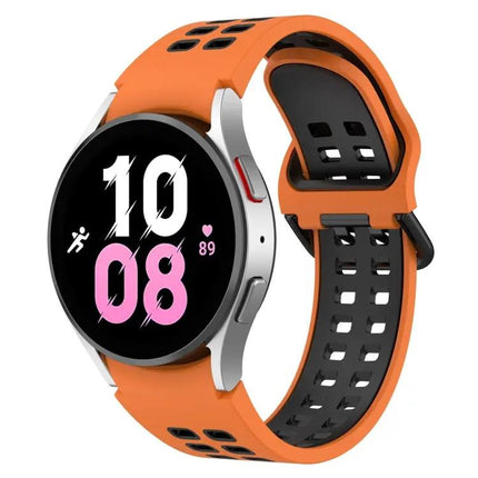 Two-Color Breathable Silicone Band For Galaxy Watch 44/45mm