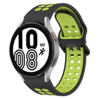 For Samsung Galaxy Watch 4 44mm / Black + Green