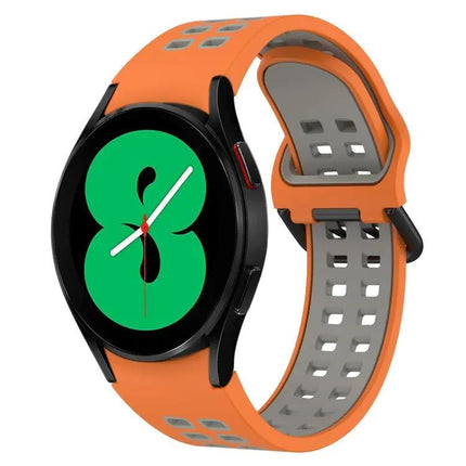 Two-Tone Breathable Silicone Band For Galaxy Watch 40/46mm