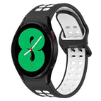 For Samsung Galaxy Watch 4 40mm / Black + White