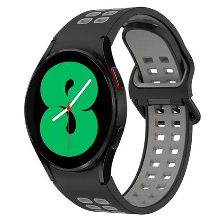 Two-Tone Breathable Silicone Band For Galaxy Watch 40/46mm