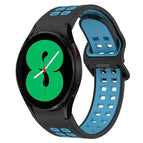 For Samsung Galaxy Watch 4 40mm / Black + Blue