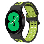 For Samsung Galaxy Watch 4 40mm / Black + Green