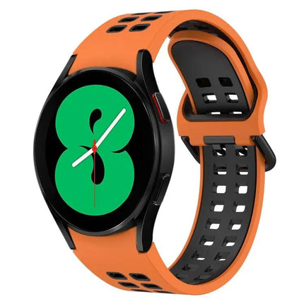 Two-Tone Breathable Silicone Band For Galaxy Watch 40/46mm