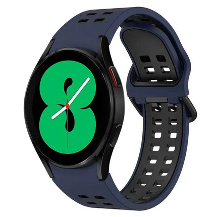 Two-Tone Breathable Silicone Band For Galaxy Watch 40/46mm