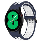 For Samsung Galaxy Watch 4 40mm / Midnight Blue + White