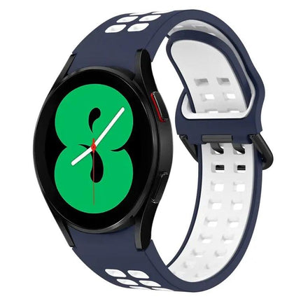Two-Tone Breathable Silicone Band For Galaxy Watch 40/46mm