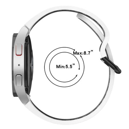 Two-Color Breathable Silicone Band For Galaxy Watch 44/45mm
