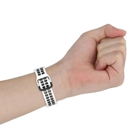 Two-Color Breathable Silicone Band For Galaxy Watch 44/45mm