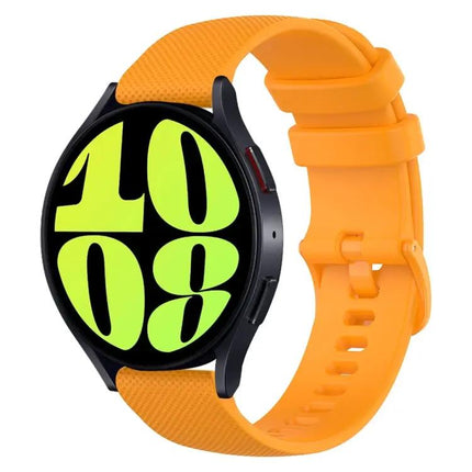 20mm Checkered Silicone Band For Samsung Galaxy Watch 6