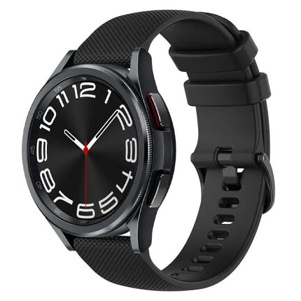 20mm Checkered Silicone Band For Samsung Galaxy Watch 6