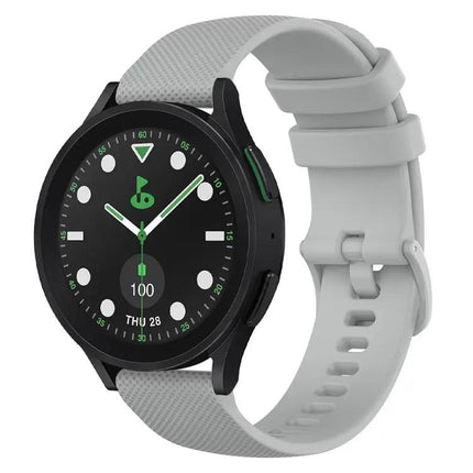 20mm Checkered Silicone Band For Samsung Galaxy Watch 5